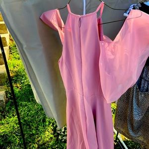 Blush size small bridesmaid Dress long
